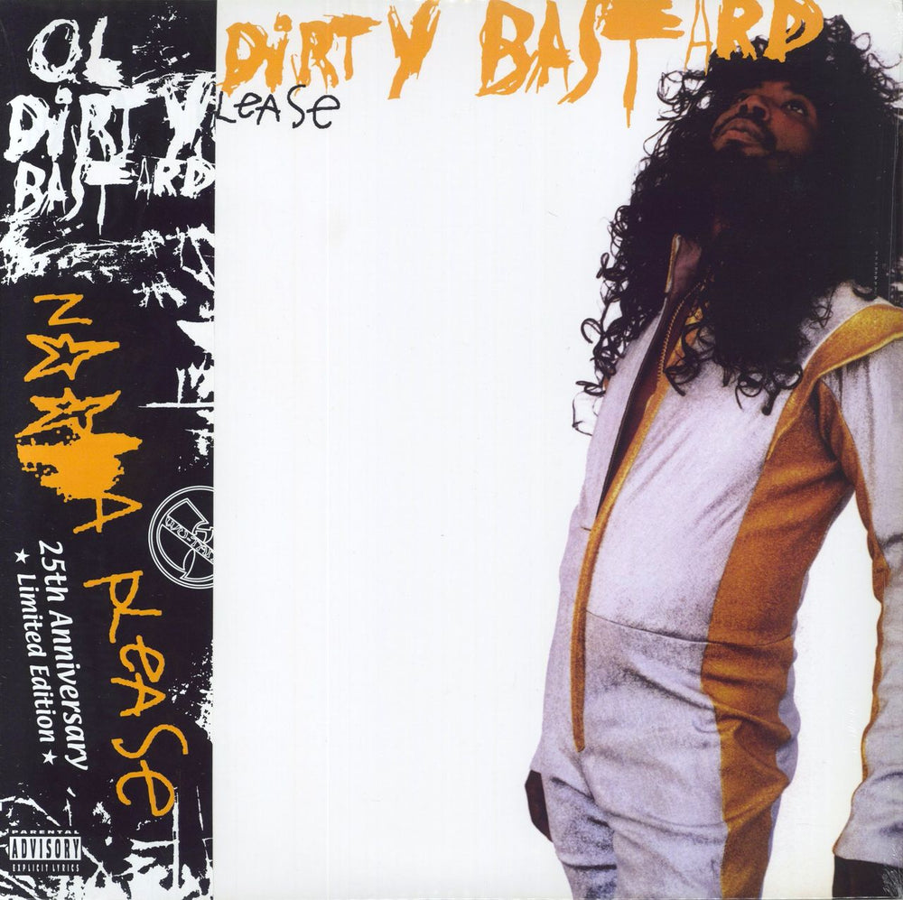 Ol Dirty Bastard N***a Please - Yellow and White Smash with Black Splatter Vinyl - Sealed US 2-LP vinyl record set (Double LP Album) 62414-1