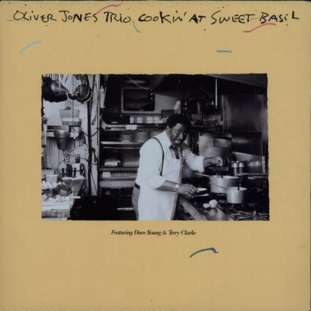 Oliver Jones Cookin' At Sweet Basil Canadian vinyl LP album (LP record) JUST25-1