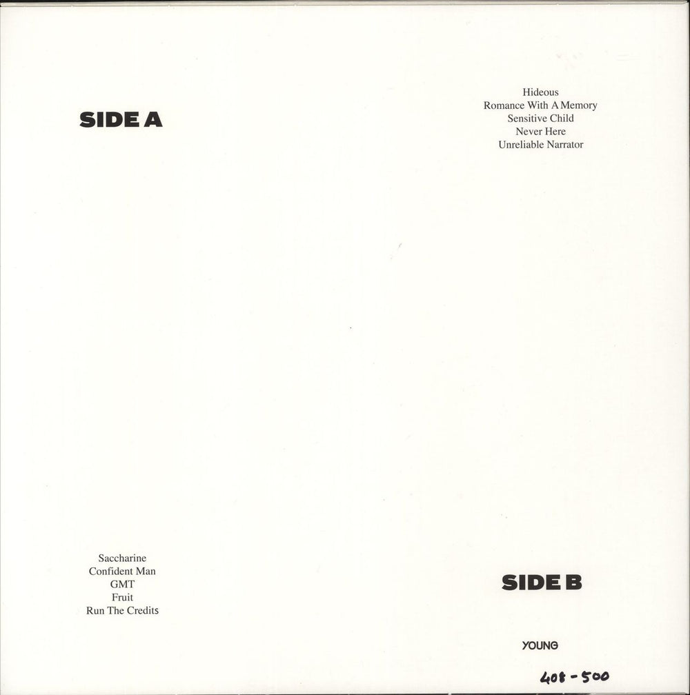 Oliver Sim Hideous Bastard - Clear Red Splatter Vinyl UK vinyl LP album (LP record)