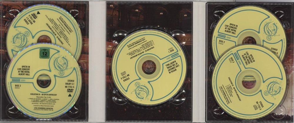 Opeth In Live Concert At The Royal Albert Hall US CD Album Box Set OEPDXIN855431