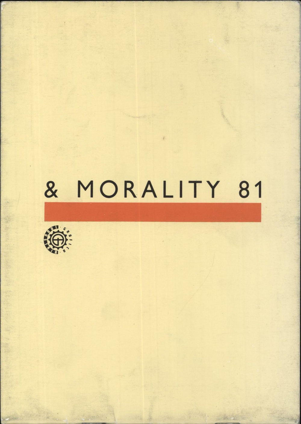 Orchestral Manoeuvres In The Dark Architecture & Morality '81 + Merchandise Sheet UK tour programme PROGRAMME + TICKET