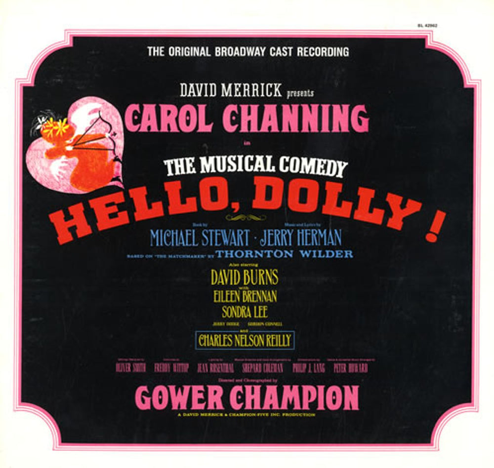 Original Cast Recording Hello, Dolly! UK vinyl LP album (LP record) BL42962