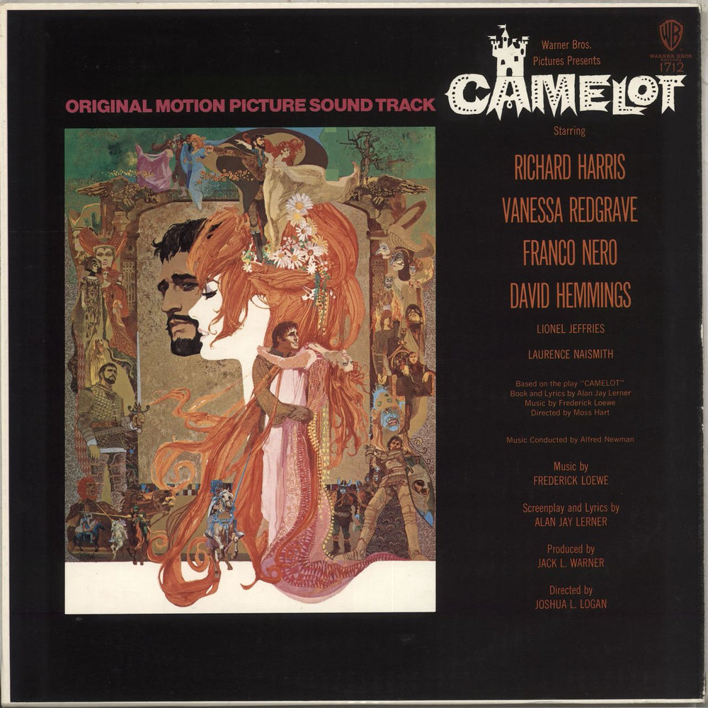 Original Soundtrack Camelot UK vinyl LP album (LP record) WS1712