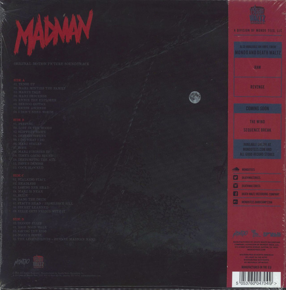 Original Soundtrack Madman - Blue & Red vinyl UK 2-LP vinyl record set (Double LP Album) 5053760047049