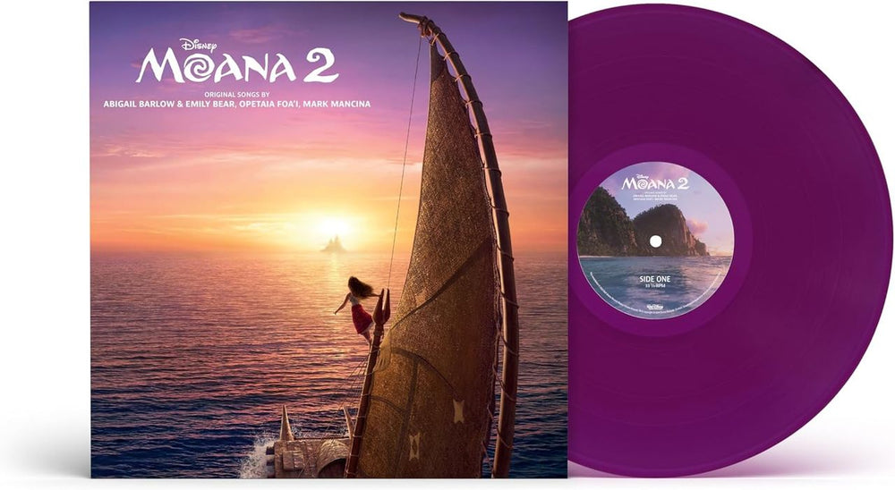 Original Soundtrack Moana 2 - Vibrant Violet Vinyl + Pop-Up - Sealed UK vinyl LP album (LP record) 050087568528