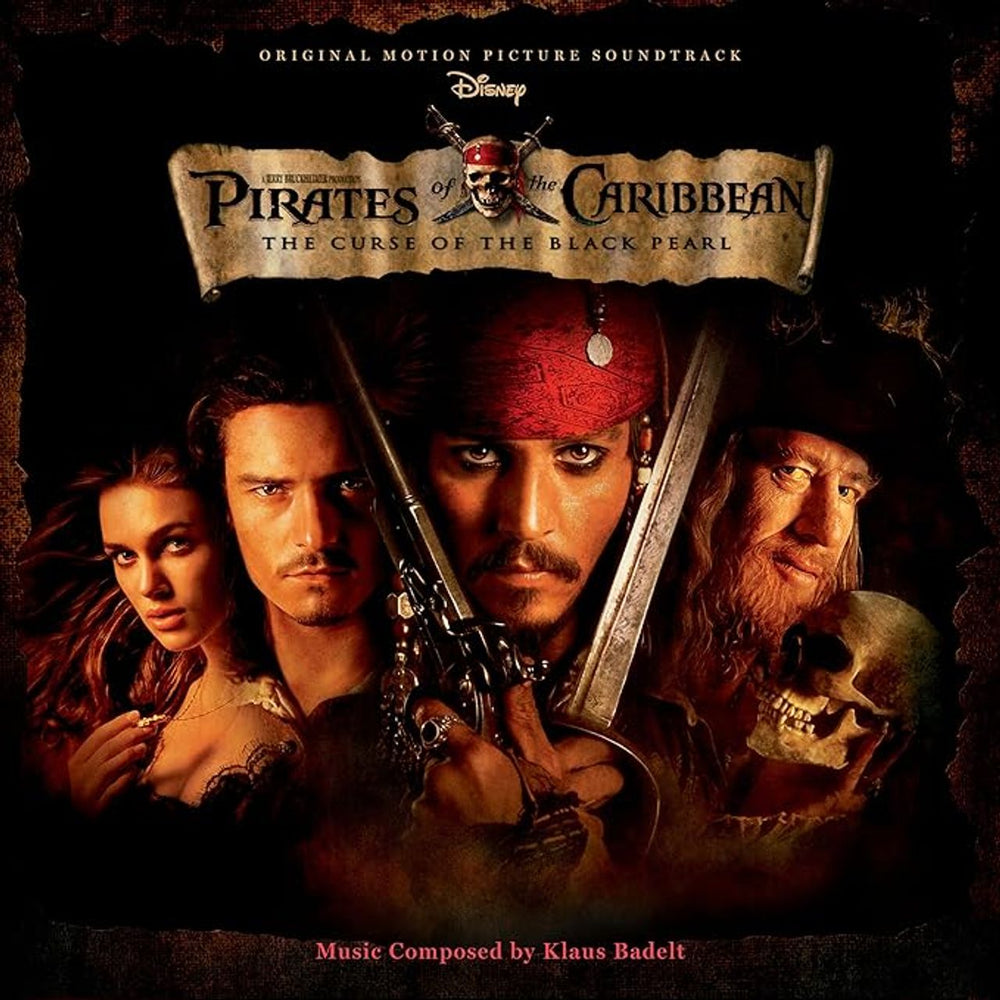 Original Soundtrack Pirates of the Caribbean: Curse of the Black Pearl - Translucent Black Ice Vinyl - Sealed UK vinyl LP album (LP record) 050087590123