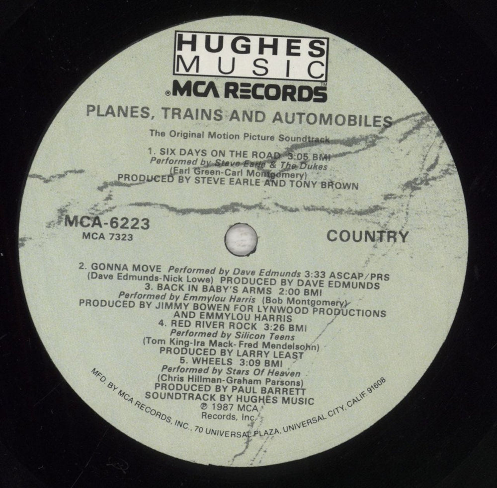 Original Soundtrack Planes, Trains And Automobiles US vinyl LP album (LP record) OSTLPPL856122