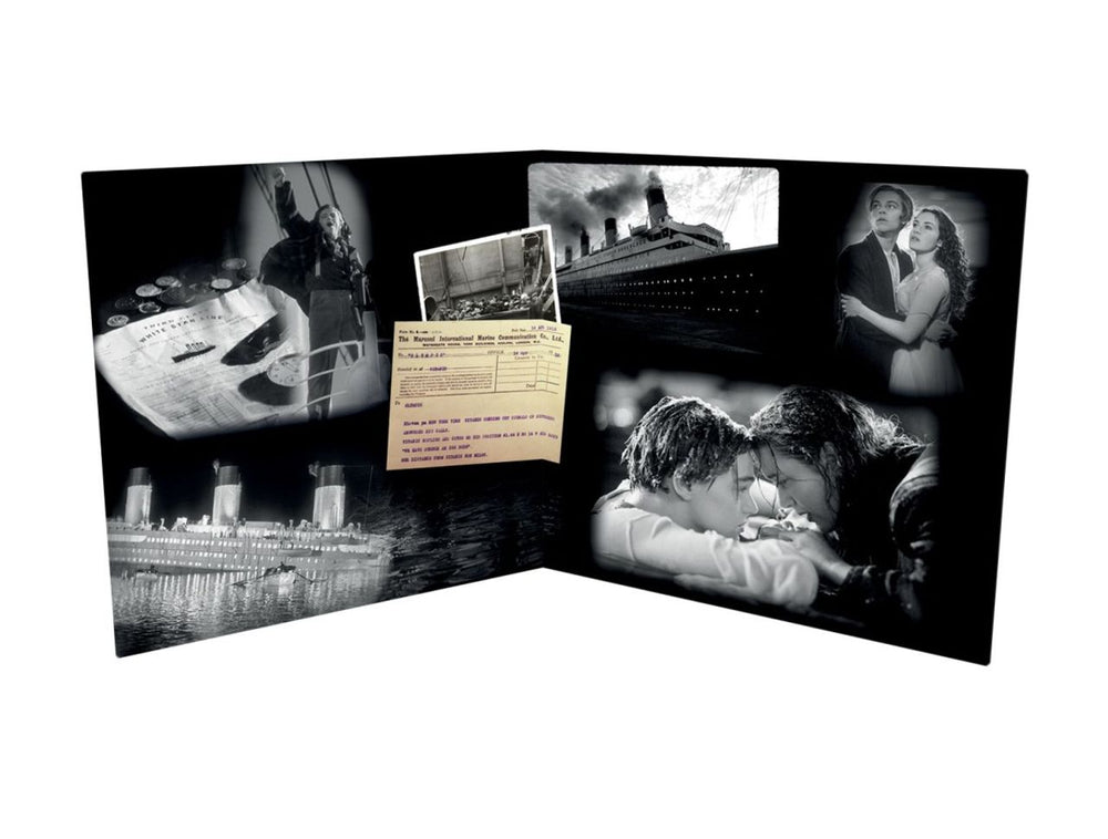 Original Soundtrack Titanic - Silver & Black Marbled Vinyl 180 Gram UK 2-LP vinyl record set (Double LP Album) Audiophile