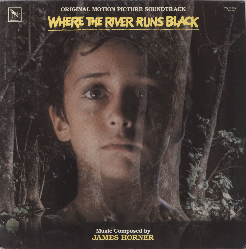 Original Soundtrack Where The River Runs Black US vinyl LP album (LP record) STV81290