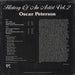 Oscar Peterson The History Of An Artist Vol. 2 - Shrink US vinyl LP album (LP record)