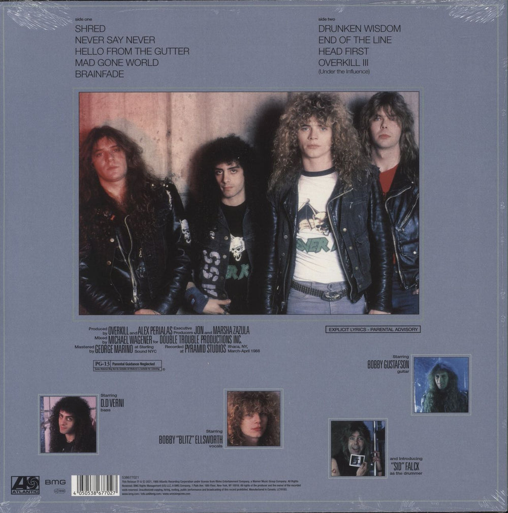 Overkill Under The Influence - Yellow Marble Vinyl - Sealed US vinyl LP album (LP record) 4050538677027