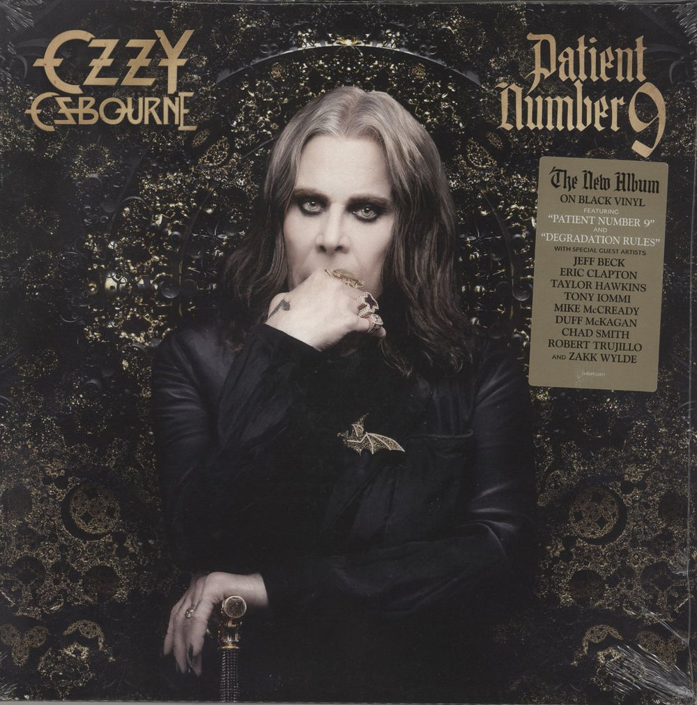 Ozzy Osbourne Patient Number 9 - Black Vinyl - Sealed UK 2-LP vinyl record set (Double LP Album) 19439932811