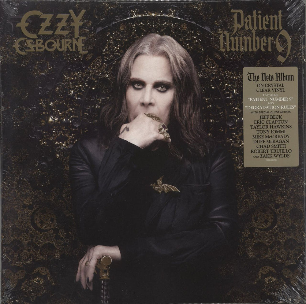 Ozzy Osbourne Patient Number 9 - Crystal Clear Vinyl - Sealed + Comic UK 2-LP vinyl record set (Double LP Album) 19439939221