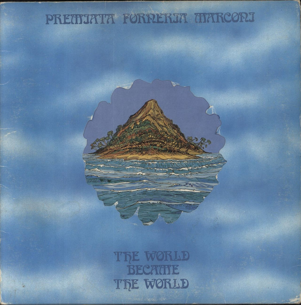 P.F.M. The World Became The World - VG Sleeve UK vinyl LP album (LP record) K53502