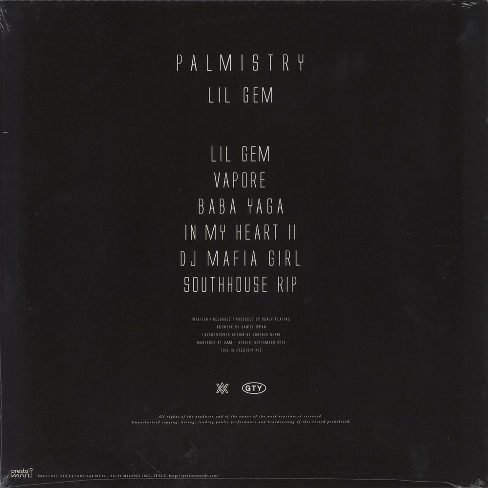 Palmistry Lil Gem - Sealed Italian 12" vinyl single (12 inch record / Maxi-single)