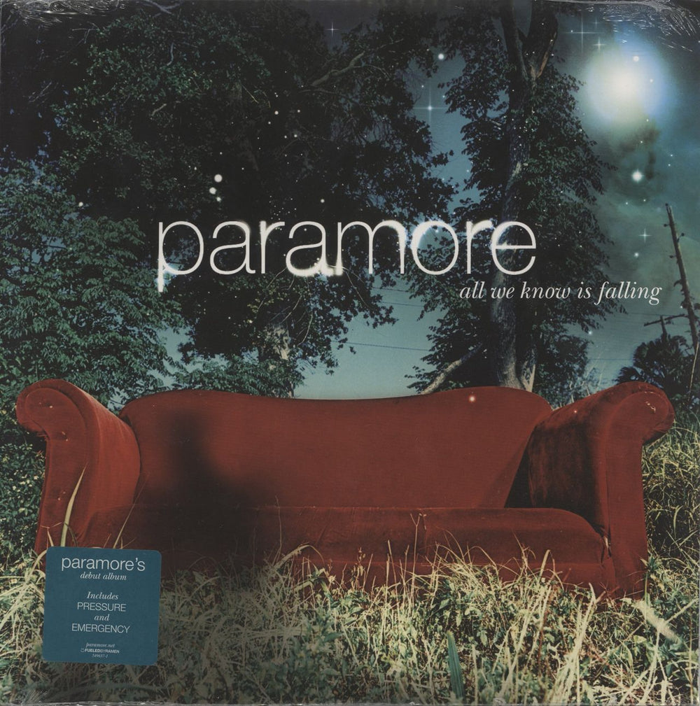 Paramore All We Know Is Falling UK vinyl LP album (LP record) 549637-1