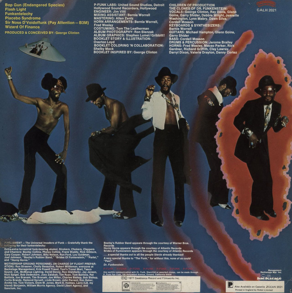 Parliament Funkentelechy Vs. The Placebo Syndrome + Comic book + Poster UK vinyl LP album (LP record)