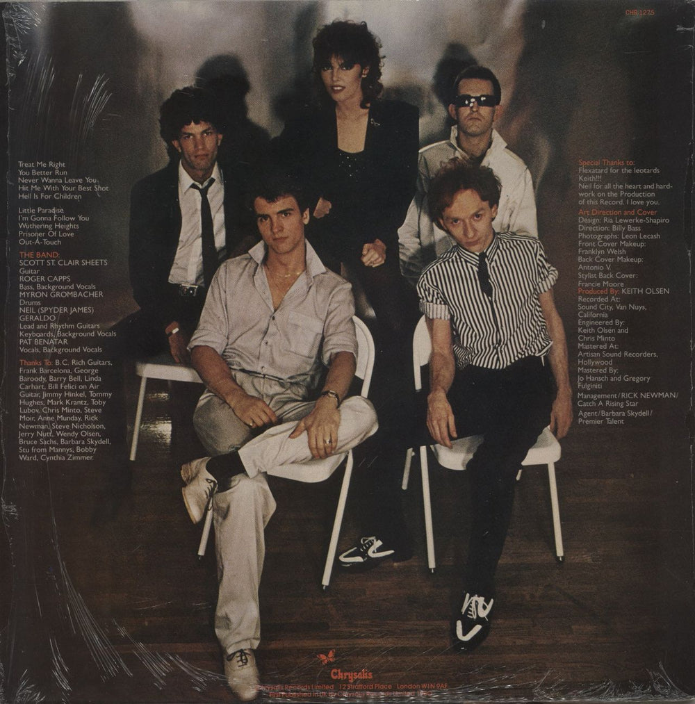 Pat Benatar Crimes Of Passion - Shrink UK vinyl LP album (LP record)