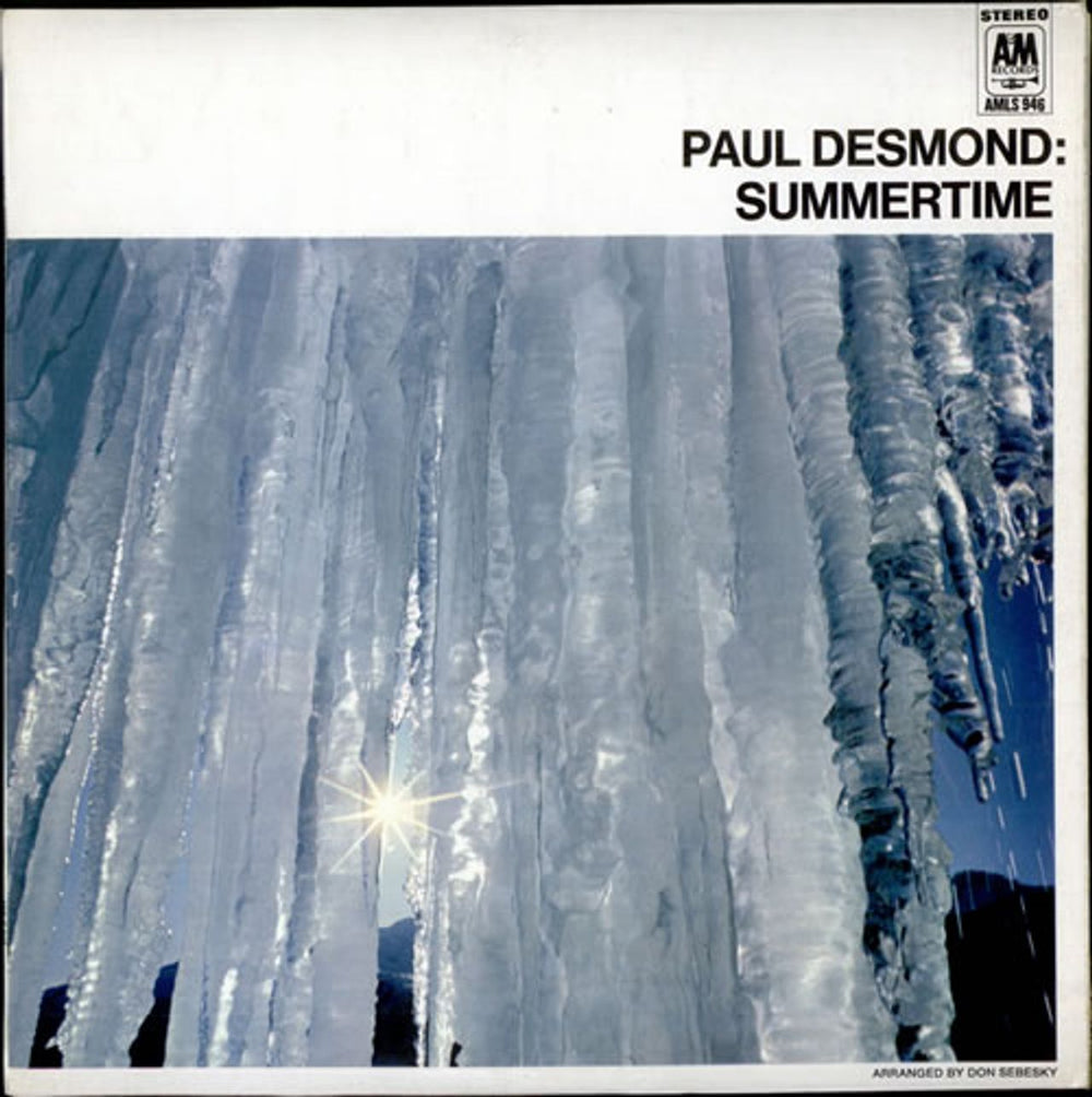 Paul Desmond Summertime UK vinyl LP album (LP record) AMLS946