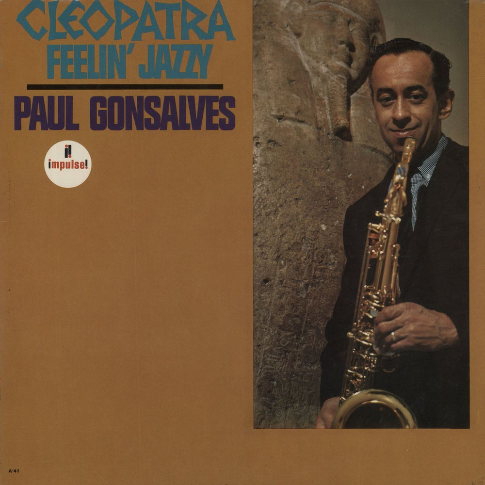 Paul Gonsalves Cleopatra Feelin' Jazzy - VG UK vinyl LP album (LP record) JAS47