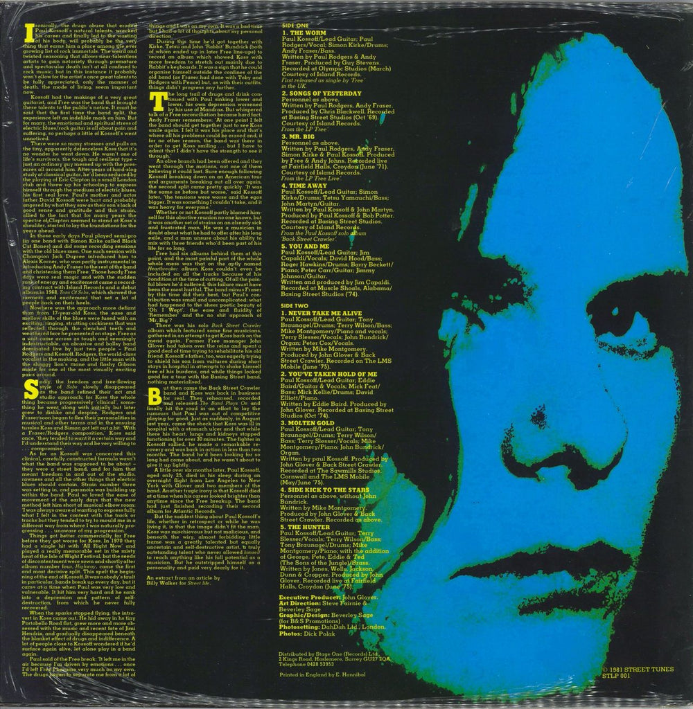 Paul Kossoff The Hunter - Shrink UK vinyl LP album (LP record)