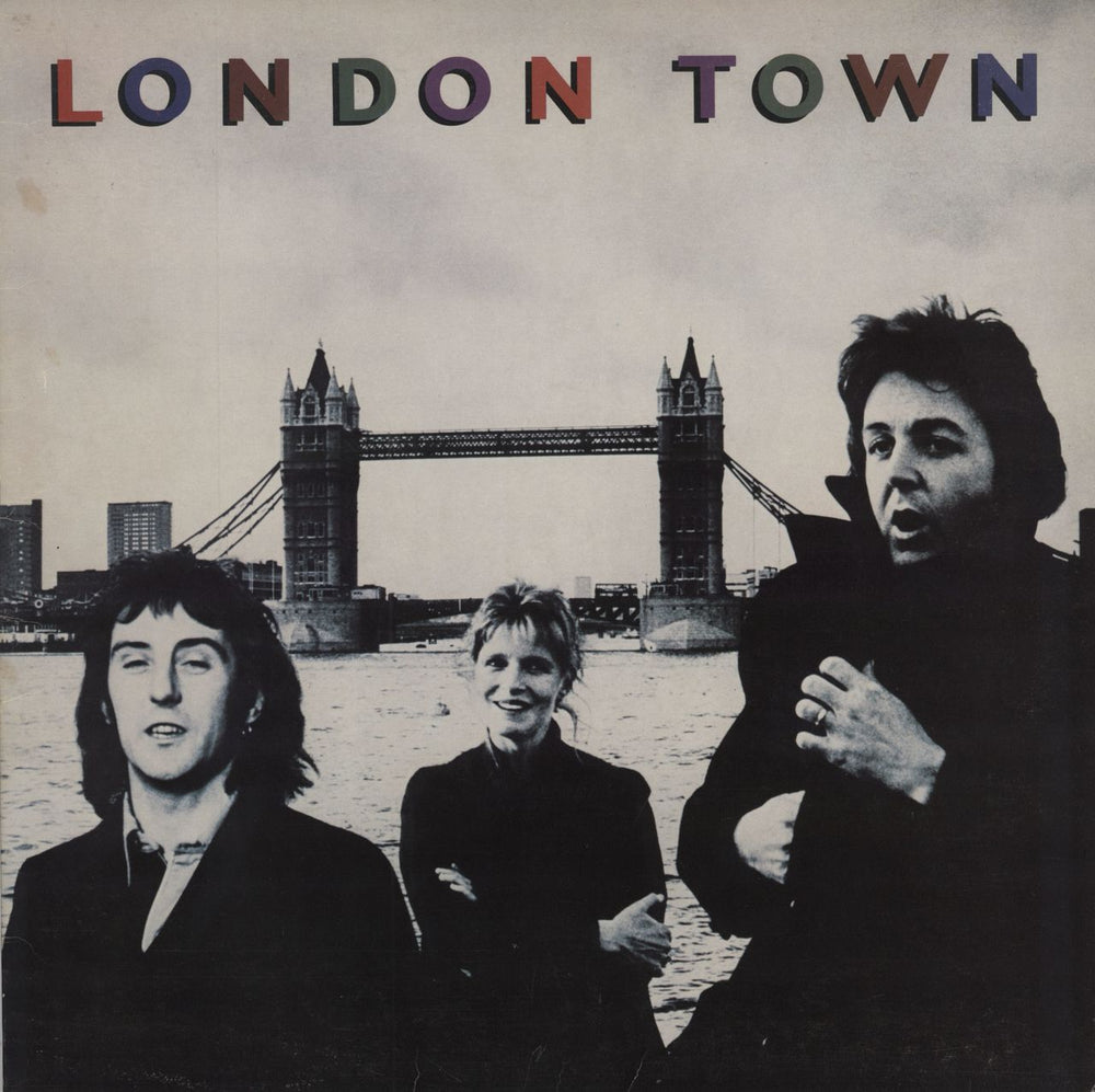 Paul McCartney and Wings London Town + Poster - EX UK vinyl LP album (LP record) PAS10012