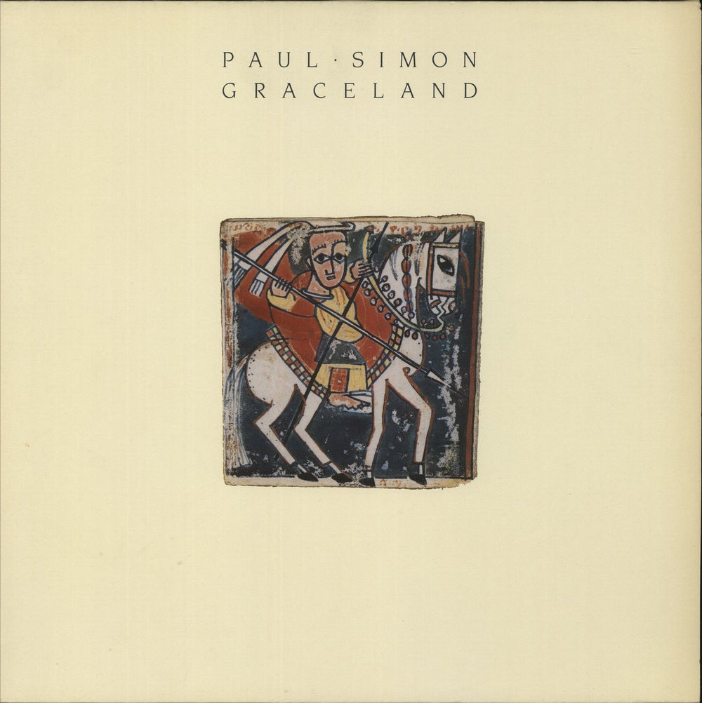 Paul Simon Graceland - 1st UK vinyl LP album (LP record) WX52