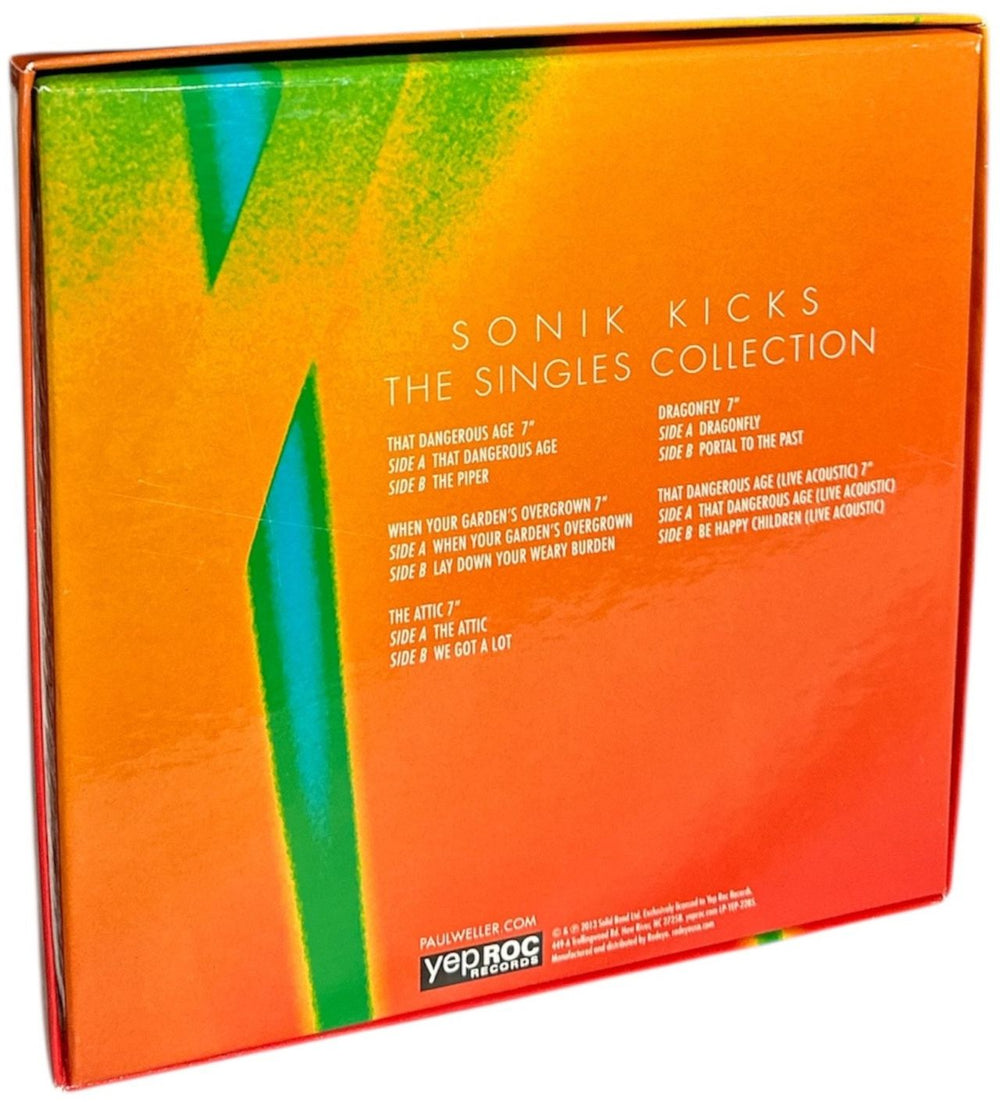 Paul Weller Sonik Kicks: The Singles Collection US 7" single box set 634457231313