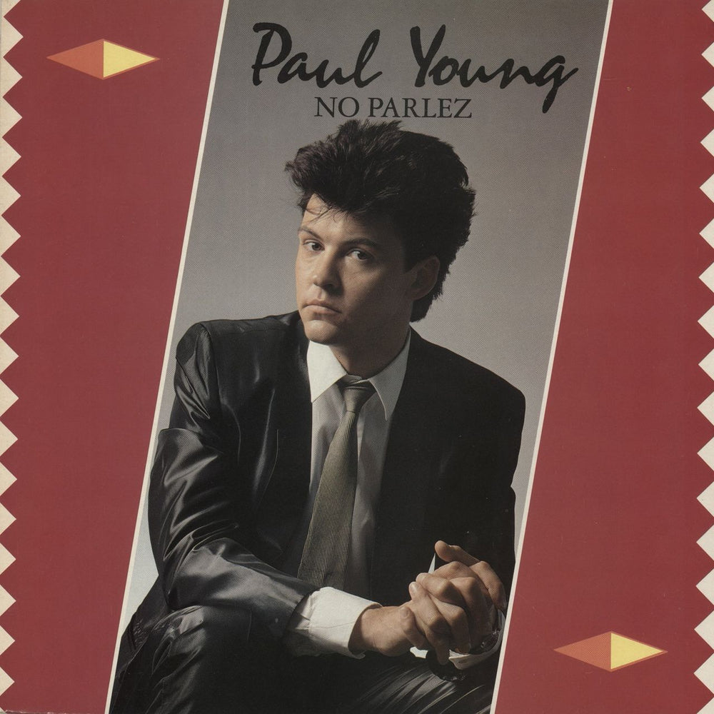 Paul Young No Parlez + Inner UK vinyl LP album (LP record) 25521