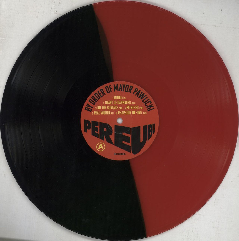 Pere Ubu By Order Of Mayor Pawlicki [Live In Jarocin] - Black and Red Split Vinyl UK 2-LP vinyl record set (Double LP Album) UBU2LBY850786