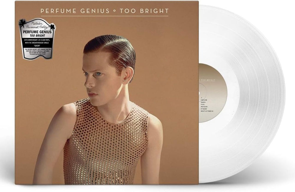 Perfume Genius Too Bright: 10th Anniversary - Clear Vinyl - Sealed UK vinyl LP album (LP record) OLE1028LP
