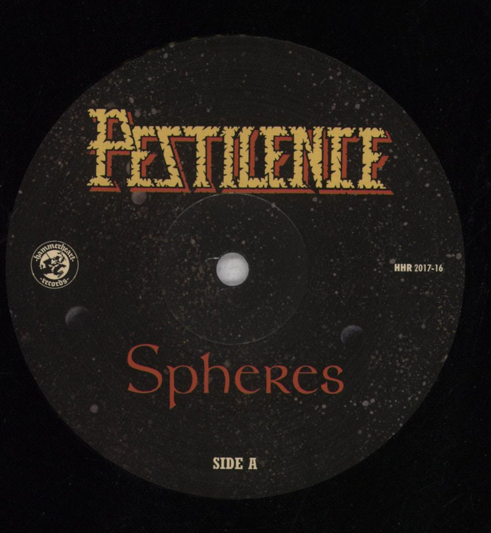 Pestilence Spheres Dutch vinyl LP album (LP record) P45LPSP845267