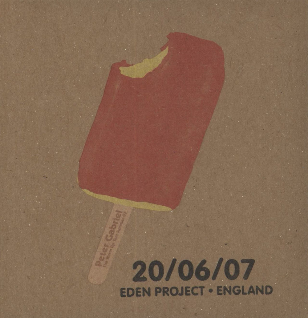 Peter Gabriel The Warm Up Tour Summer 07 - Eden Project, England UK 2 CD album set (Double CD)