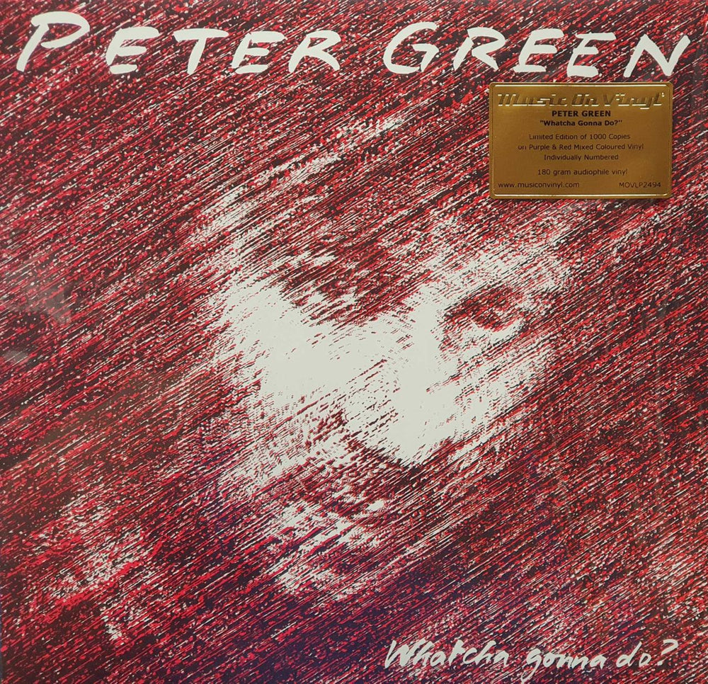 Peter Green Whatcha Gonna Do? - 180gm Purple & Red Mixed Vinyl UK vinyl LP album (LP record) MOVLP2494