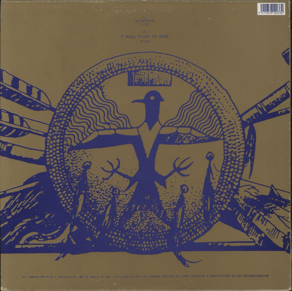 Peyote Alcatraz Belgian 12" vinyl single (12 inch record / Maxi-single)