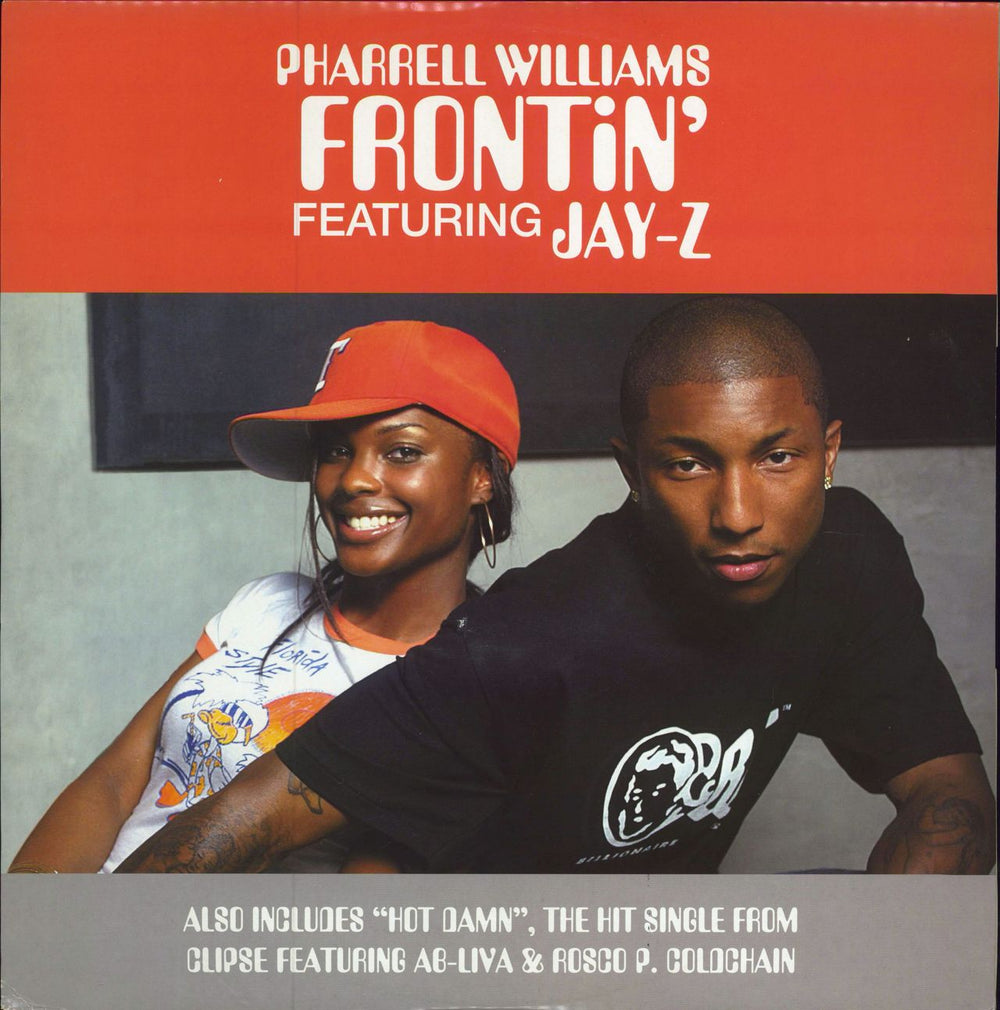 Pharrell Williams Frontin' UK 12" vinyl single (12 inch record / Maxi-single) 82876553331