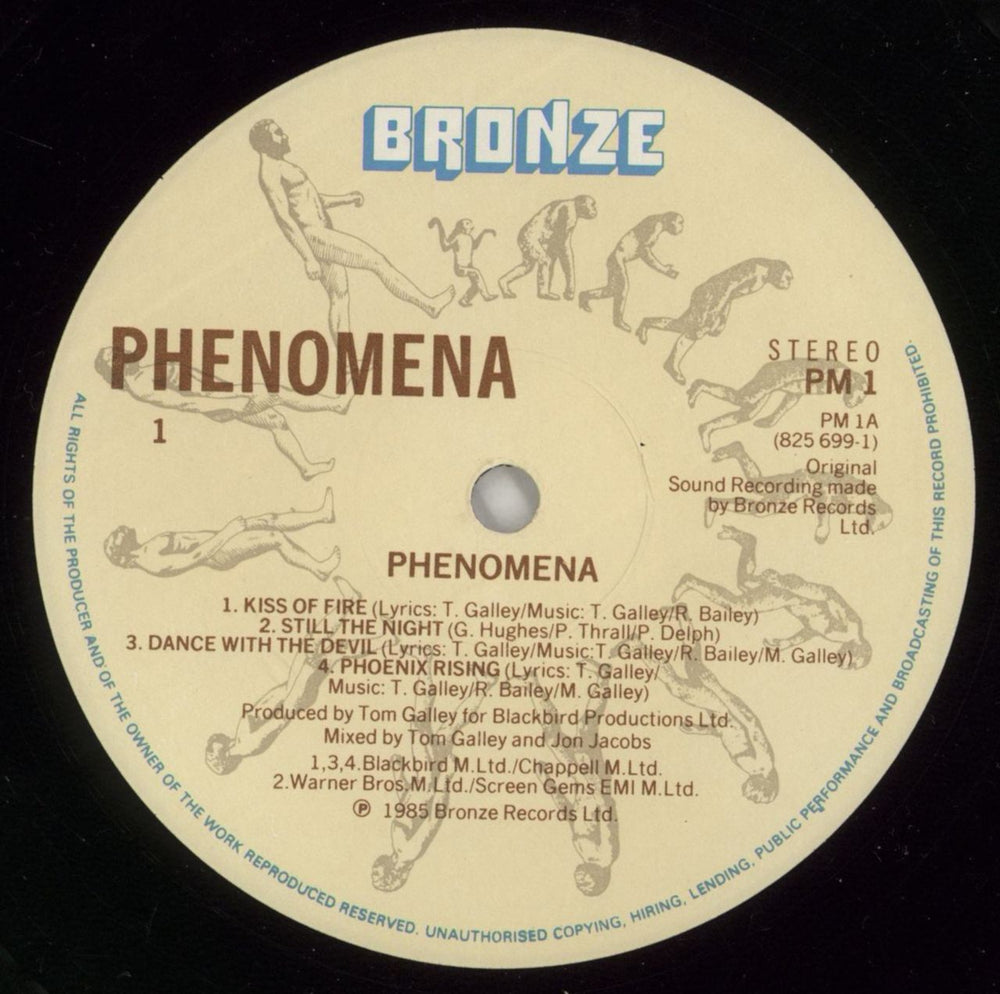 Phenomena Phenomena + Booklet - Hype Sticker - EX UK vinyl LP album (LP record) PACLPPH865071