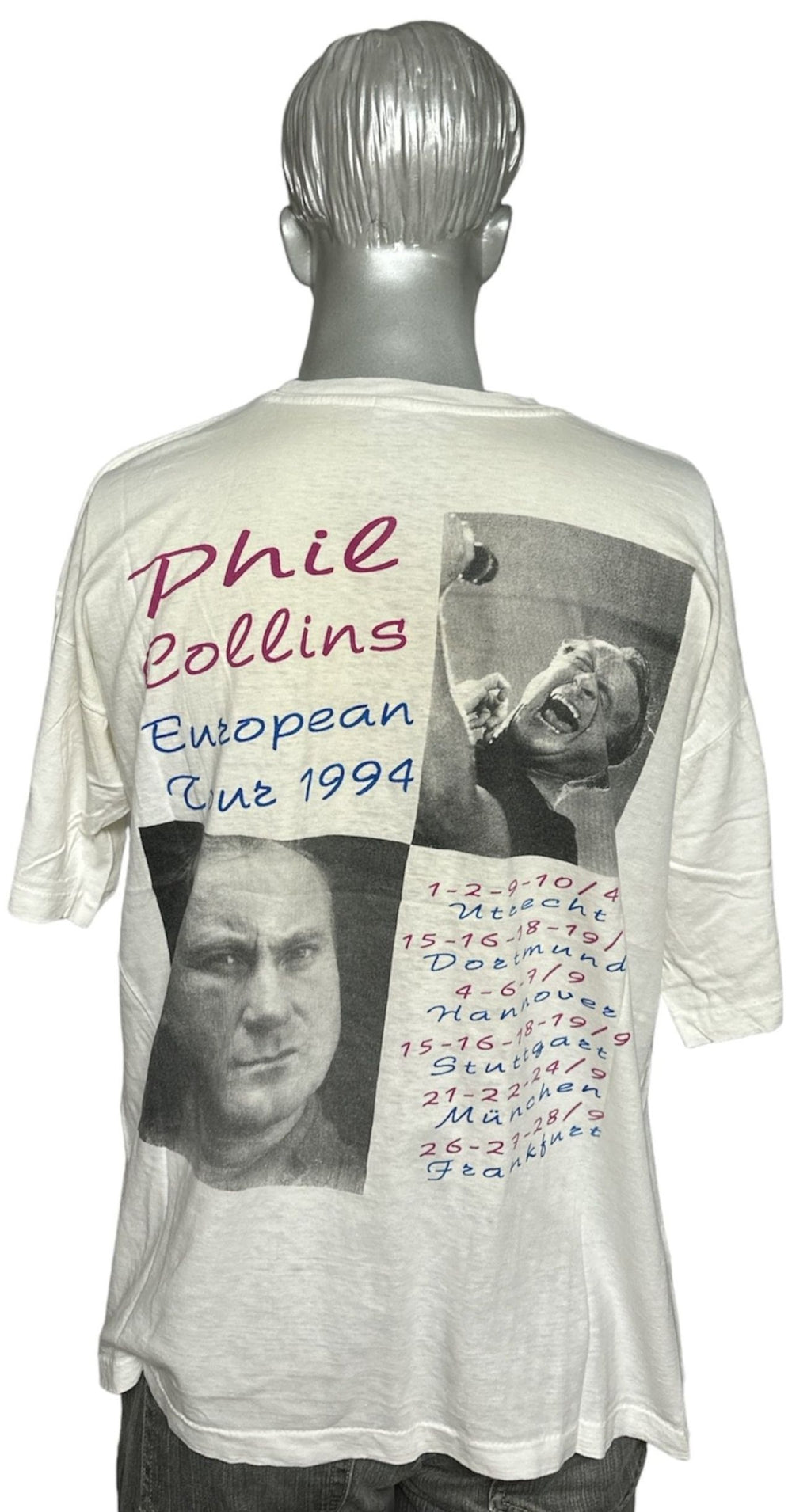 Phil Collins Both Sides Tour T-Shirt '94 - XL German t-shirt
