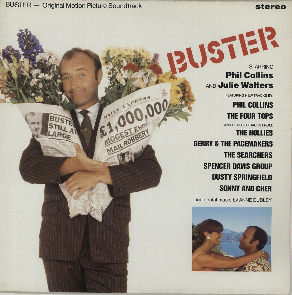 Phil Collins Buster UK vinyl LP album (LP record) V2544