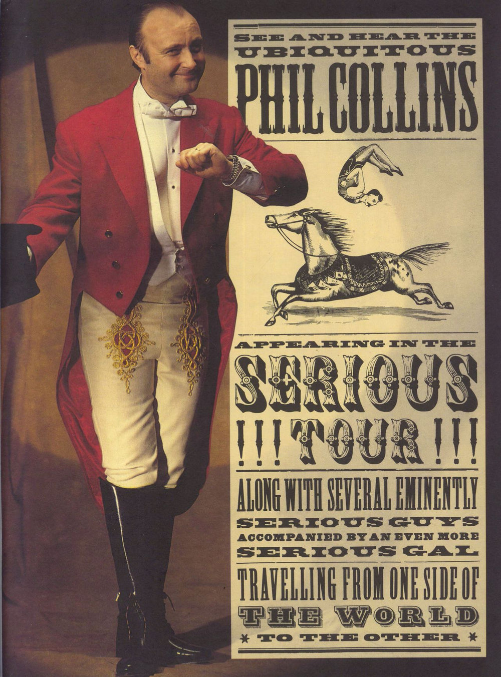 Phil Collins Serious Tour UK tour programme TOUR PROGRAMME