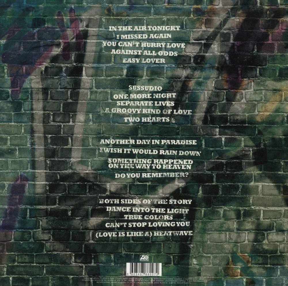 Phil Collins The Singles UK 2-LP vinyl record set (Double LP Album) 603497860272