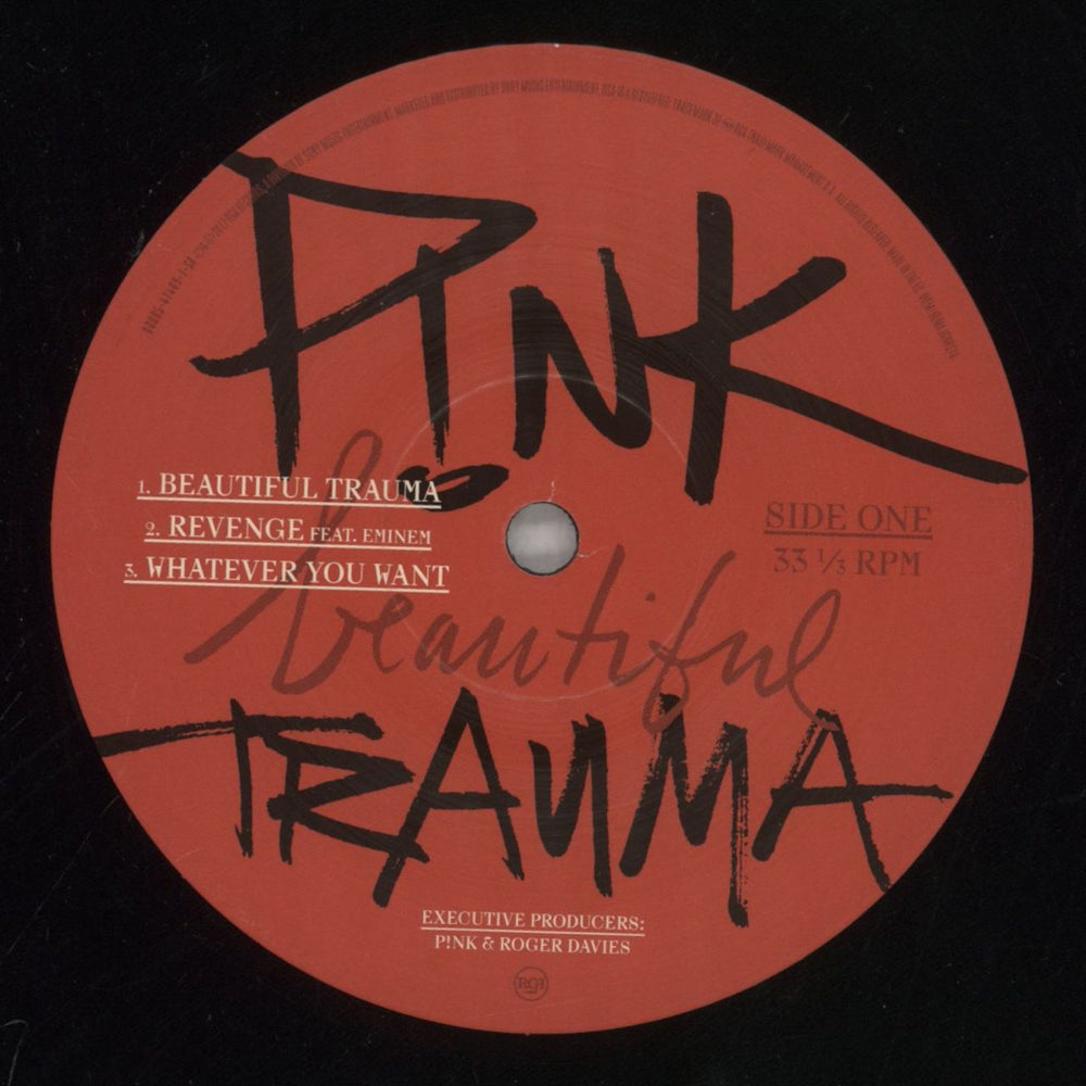 Pink Beautiful Trauma UK 2-LP vinyl record set (Double LP Album) P-K2LBE814841