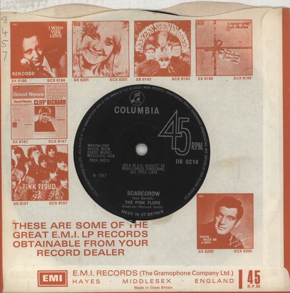 Pink Floyd See Emily Play - Solid - EX UK 7" vinyl single (7 inch record / 45)