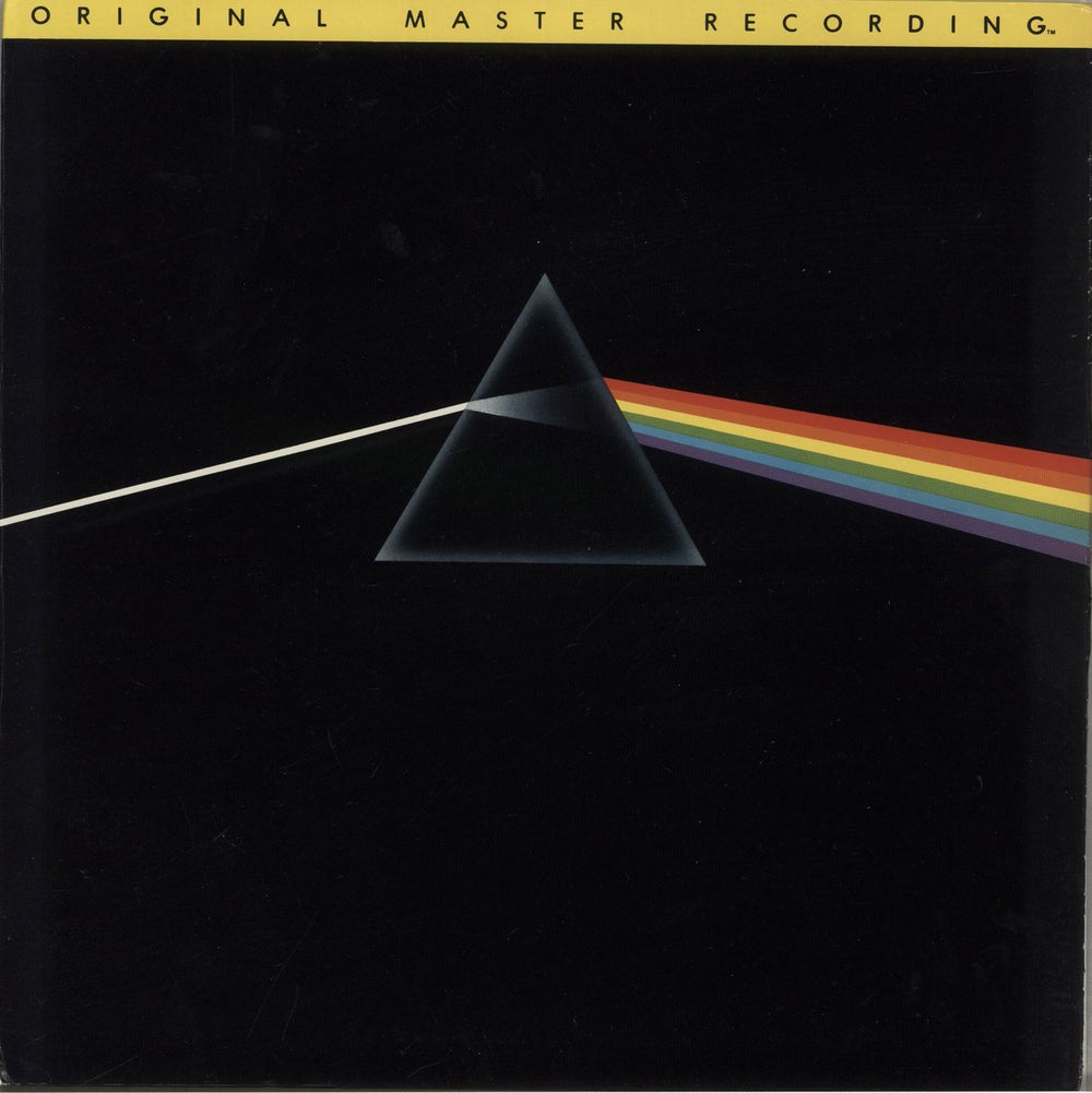 Pink Floyd The Dark Side Of The Moon - 2nd - Stickered outer bag US vinyl LP album (LP record) MFSL1-017