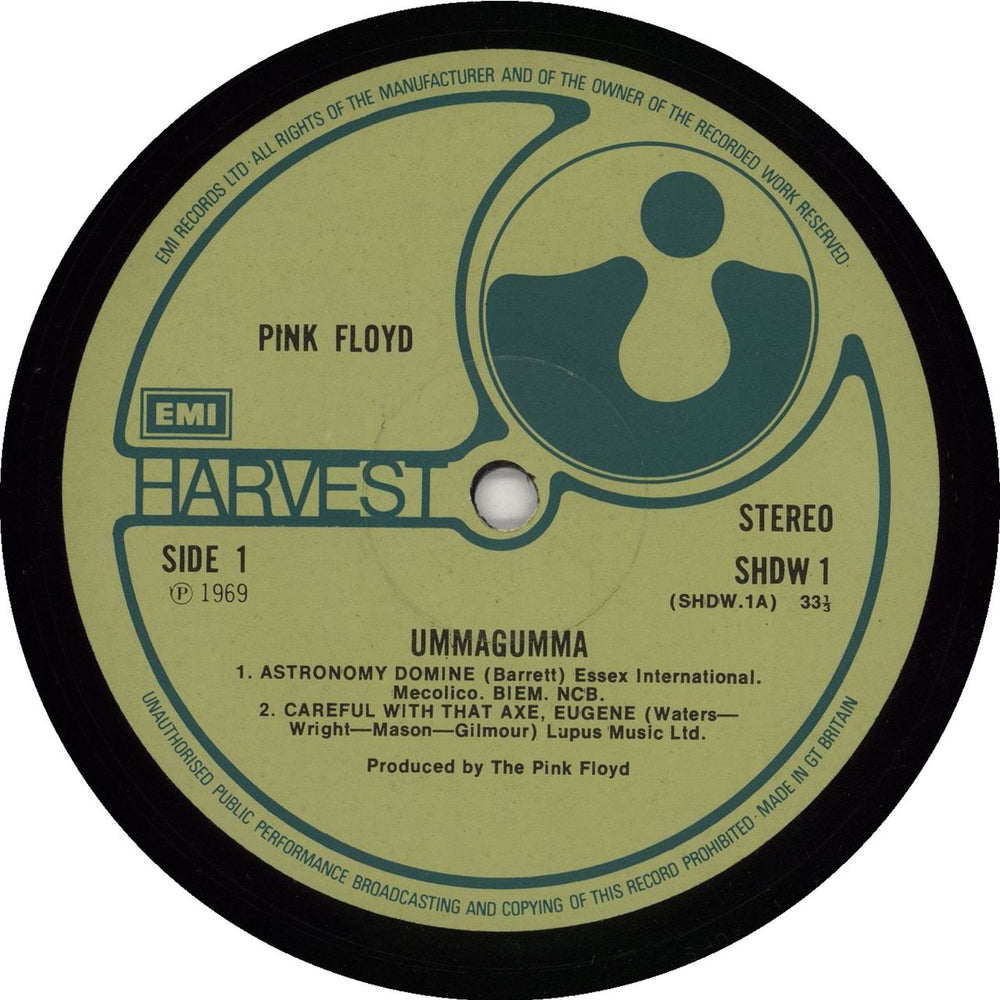 Pink Floyd Ummagumma - 3rd - EX UK 2-LP vinyl record set (Double LP Album) PIN2LUM576980