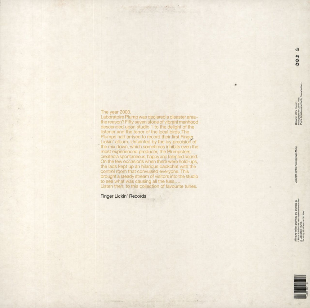 Plump DJ's A Plump Night Out UK 2-LP vinyl record set (Double LP Album) 714388094116