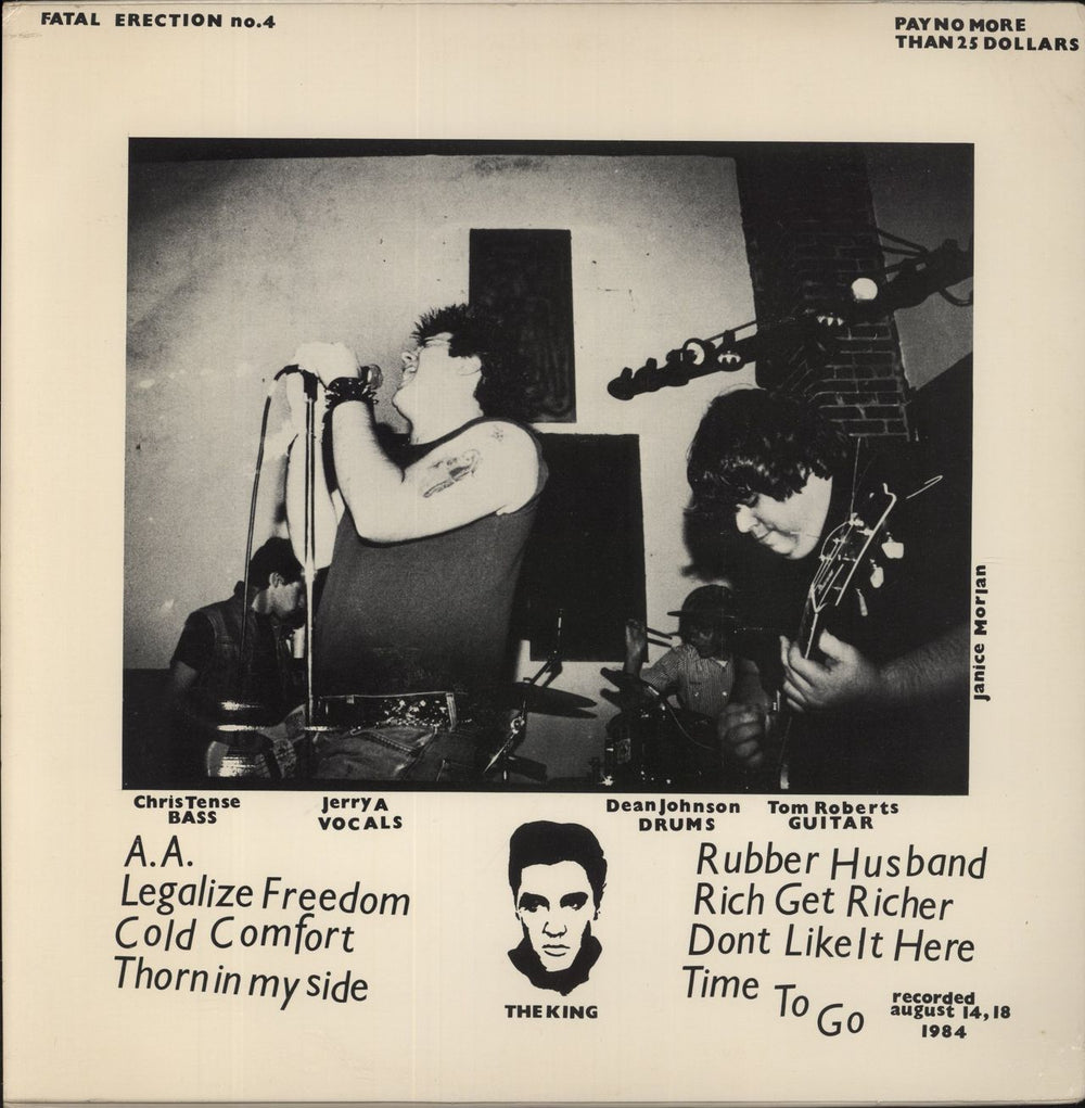 Poison Idea Record Collectors Are Pretentious Assholes E.P. - Red Vinyl US 12" vinyl single (12 inch record / Maxi-single)