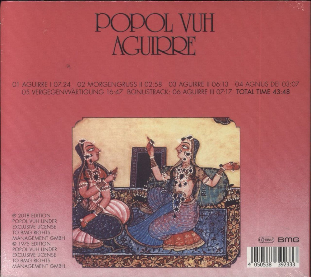 Popol Vuh Aguirre + Hype Sticker - Sealed German CD album (CDLP) 4050538392333