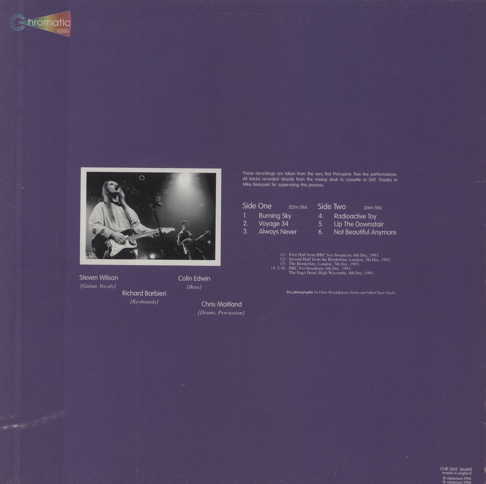 Porcupine Tree Spiral Circus UK vinyl LP album (LP record)