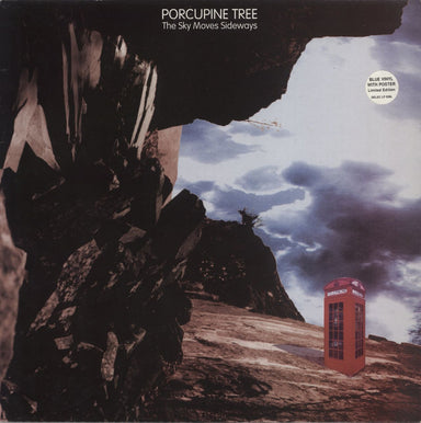Porcupine Tree The Sky Moves Sideways - Blue Vinyl UK vinyl LP album (LP record) DELECLP028L